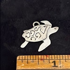 Far Fetched Mexico Designer Sea Turtle Sterling Silver 925 charm